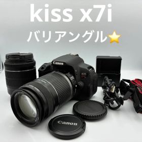 美品⭐︎ Canon EOS kiss X7i ダブルレンズ デジタル一眼