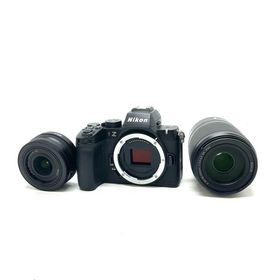 【全額返金保証】【最速発送】Nikon デジタル一眼 Z50II ダブルズームキット ブラック 美品 動作確認済