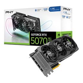 〔中古〕PNY GeForce RTX 5070 Ti 16GB Overclocked Triple Fan VGC5070T16TFXPB1-O〔262-ud〕