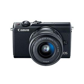 Canon ミラーレス一眼カメラ EOS M100 EF-M15-45 IS STM レンズキット(ブラック) EOSM100BK1545ISSTMLK