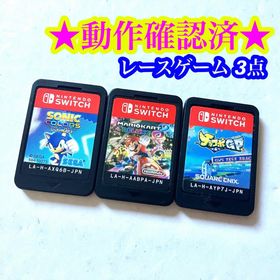 Switch チョコボGP マリオカート8 デラックス ソニックカラーズ 3点(家庭用ゲームソフト)