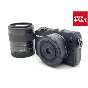 【中古】 【良品】 キヤノン EOS M ダブルレンズキット ブラック