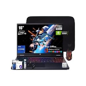 acer Predator Helios Neo 16 Gaming Laptop, Intel 24-Core i9-14900HX, GeForce RTX 4070, 16" WQXGA IPS 500 nits Display, 32 GB DDR5 RAM, 1 TB SSD, Backl