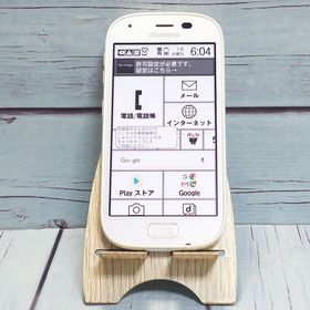 docomo 富士通 F-04J らくらくスマートフォン4 ホワイト 白色 WHITE 801