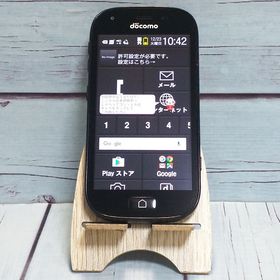 F-04J らくらくスマートフォン4 ブラック 黒色 BLACK docomo 188