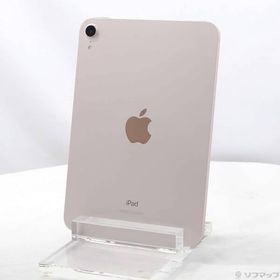 〔中古〕Apple(アップル) iPad mini 第6世代 64GB ピンク MLWL3J／A Wi-Fi〔348-ud〕