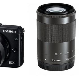 【中古】Canon キヤノン EOS M3 ダブルズームEVFキット ブラック