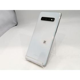 【中古】SAMSUNG 楽天モバイル 【SIMフリー】 Galaxy S10 プリズムホワイト 8GB 128GB SM-G973C【浜松駅前】保証期間１ヶ月【ランクB】
