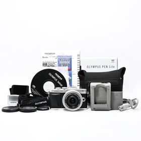 ＜美品＞ OLYMPUS ミラーレス一眼 PEN E-PL7 14-42mm EZレンズキット シルバー E-PL7 EZ LKIT SLV