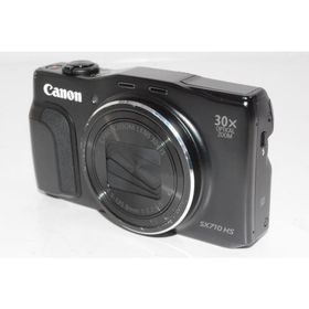 【中古】【外観並級】Canon デジタルカメラ PowerShot SX710 HS ブラック