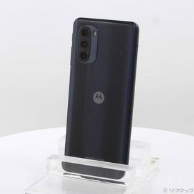 〔中古〕Motorola(モトローラ) moto g52j 5G 128GB インクブラック PATM0000JP SIMフリー〔344-ud〕
