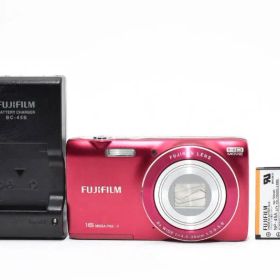 【現状品 訳あり】Fujifilm 富士フィルム Finepix JZ250 赤 レッド コンパクトデジタルカメラ #4076-16