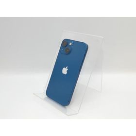 【中古】Apple iPhone 13 mini 128GB ブルー （国内版SIMロックフリー） MLJH3J/A【京都】保証期間１ヶ月【ランクC】