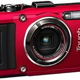 【中古】OLYMPUS デジタルカメラ STYLUS TG-4 Tough レッド 1600万画素CMOS F2.0 15m 防水 100kgf耐荷重 GPS+電子コンパス&内蔵Wi-Fi TG-4 RED