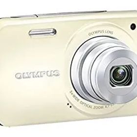 【中古-非常に良い】OLYMPUS デジタルカメラ VH-210 ホワイト 1400万画素 光学5倍ズーム DIS ハイビジョンムービー 3.0型LCD 広角26mm 3Dフォト機能 VH-210 WHT