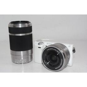 【中古】【外観特上級】SONY ミラーレス一眼カメラ NEX-5T ダブルズームレンズキット(ホワイト)