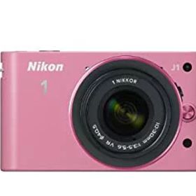 【中古】(非常に良い)Nikon ミラーレス一眼カメラ Nikon 1 (ニコンワン) J1 (ジェイワン) 標準ズームレンズキット ピンク N1 J1HLK PK