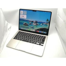 【中古】Apple MacBook Air 13インチ M3(CPU:8C/GPU:8C) 8GB/256GB スターライト MRXT3J/A (13インチ, M3, 2024)【大須2】保証期間1ヶ月【ランクB】