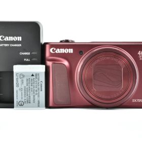 【美品】 Canon PowerShot SX720 HS 20.3MP Compact DSLR Red キャノン コンパクトデジタルカメラ レッド EF-TN-JP1000