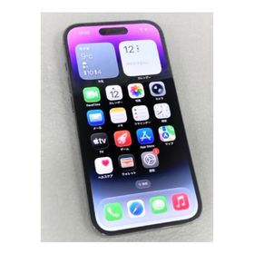 中古 Apple iPhone14 Pro 256GB ディープパープル MQ1E3J／A SIMフリー ※赤ロム保証対象