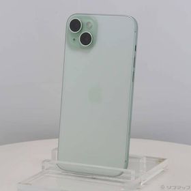 〔中古〕Apple(アップル) iPhone15 Plus 128GB グリーン MU0E3J／A SIMフリー〔276-ud〕