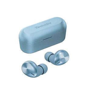 テクニクス Technics ワイヤレスイヤホン EAH-AZ40M2-A モデレートブルー bluetooth ノイズキャンセリング 3台マルチポイント IPX4 LDAC対応 ハイレゾ音質再生 アプリ対応