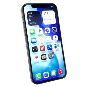 中古 Apple iPhone12 64GB ブラック MGHN3J／A SIMフリー