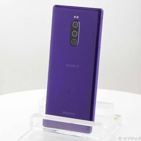 〔中古〕SONY(ソニー) Xperia 1 64GB パープル SO-03L docomoロック解除SIMフリー〔349-ud〕
