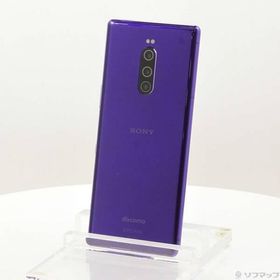 〔中古〕SONY(ソニー) Xperia 1 64GB パープル SO-03L docomoロック解除SIMフリー〔198-ud〕