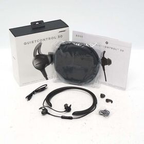 BOSE QUIETCONTROL 30 wireless headphones QC30 Bluetooth ノイズキャンセリング ブラック イヤーピース破損あり [H802058]