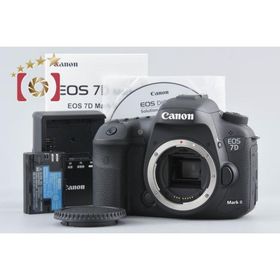 【中古】Canon キヤノン EOS 7D Mark II デジタル一眼レフカメラ シャッター回数僅少