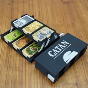 カタン 資源、発展カードの収納ケース 自作
