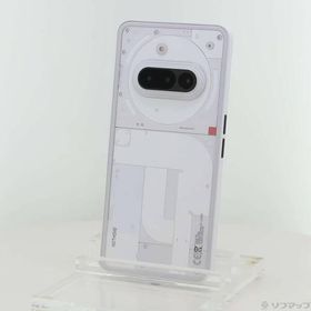〔中古〕Nothing Phone (3a) 128GB ホワイト A10400155 SIMフリー〔269-ud〕