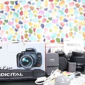 【N】 ◇Canon キヤノン EOS KISS digital N ◇レンズキット ◇ブラック