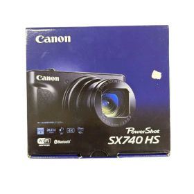 【箱傷アリ】Canon キャノン PowerShot SX740 HS ブラック コンパクトデジタルカメラ 光学40倍ズーム 4K動画 Wi-Fi対応 4549292119008