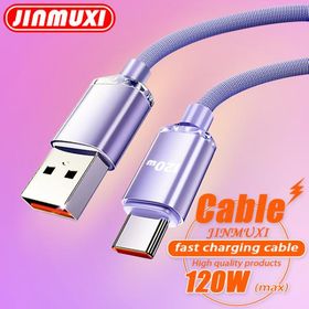 120W 6A Fast Charge USB Type C Quick Charge Cable For Xiaomi Redmi Note 13