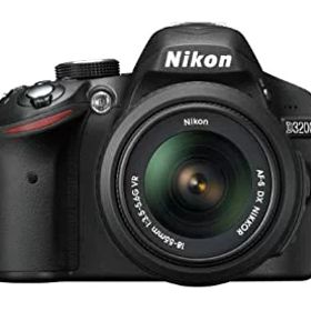【中古】 Nikon ニコン デジタル一眼レフカメラ D3200 レンズキット AF-S DX NIKKOR 18-55mm f/3.5-5.6G VR付属 ブラック D3200LKBK