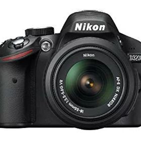 【中古】【非常に良い】Nikon デジタル一眼レフカメラ D3200 レンズキット AF-S DX NIKKOR 18-55mm f/3.5-5.6G VR付属 ブラック D3200LKBK tf8su2k