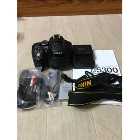 Nikon デジタル一眼レフカメラ D5300 ブラック 2400万画素 3.2型液晶 D5300BK