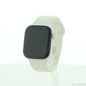 〔中古〕Apple(アップル) Apple Watch Series 10 GPS 42mm シルバーアルミニウムケース ライトブラッシュスポーツバンド〔276-ud〕