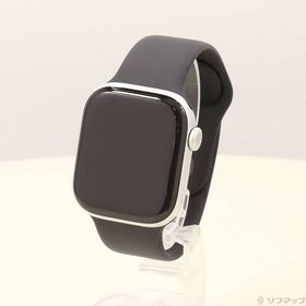 〔中古〕Apple(アップル) Apple Watch Series 10 GPS 42mm シルバーアルミニウムケース ブラックスポーツバンド〔269-ud〕