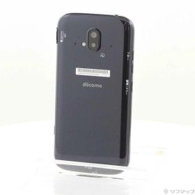 【中古】FCNT らくらくスマートフォン 64GB ネイビー F-52B docomo SIMフリー 【368-ud】
