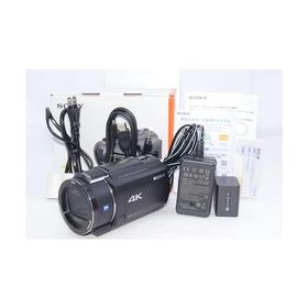 SONY(ソニー) 4K ビデオカメラ Handycam FDR-AX45A(2022年モデル) ブラック 内蔵メモリー64GB 光学ズーム20倍 空間光学手ブレ補正 FDR-AX45A B