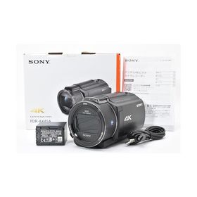 SONY(ソニー) 4K ビデオカメラ Handycam FDR-AX45A(2022年モデル) ブラック 内蔵メモリー64GB 光学ズーム20倍 空間光学手ブレ補正 FDR-AX45A B
