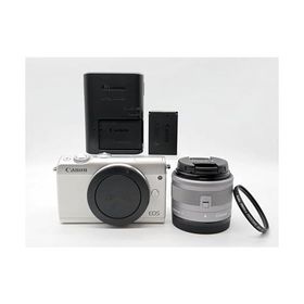 Canon ミラーレス一眼カメラ EOS M100 EF-M15-45 IS STM レンズキット(ホワイト) EOSM100WH1545ISSTMLK