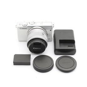 Canon ミラーレス一眼カメラ EOS M100 EF-M15-45 IS STM レンズキット(ホワイト) EOSM100WH1545ISSTMLK