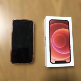 Apple iPhone 12 mini レッド 本体 充電コード、箱付き