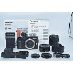 パナソニック ミラーレス一眼カメラ ルミックス GF10 ダブルレンズキット 標準ズームレンズ/望遠ズームレンズ付属 ブラック DC-GF10WA-K