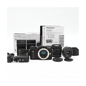 パナソニック ミラーレス一眼カメラ ルミックス GF10 ダブルレンズキット 標準ズームレンズ/望遠ズームレンズ付属 ブラック DC-GF10WA-K