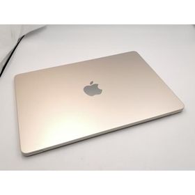 【中古】Apple MacBook Air 13インチ CTO (M3,2024) スターライト M3(CPU:8C/GPU:10C)/16G/256G【ECセンター】保証期間１ヶ月【ランクA】